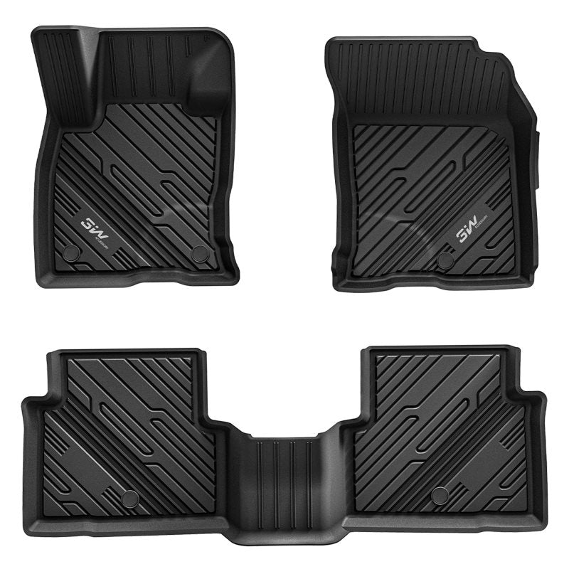 3W Ford Bronco Sport 2021-2023 Floor Mats TPE Material & All-Weather Protection Vehicles & Parts 3Wliners 2021-2023 Bronco Sport 2021-2023 1st&2nd Row Mats