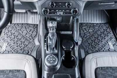 3W Ford Bronco 2-Door 2021-2026 Floor Mats Trunk Mats Thorex™ All-Weather Protection