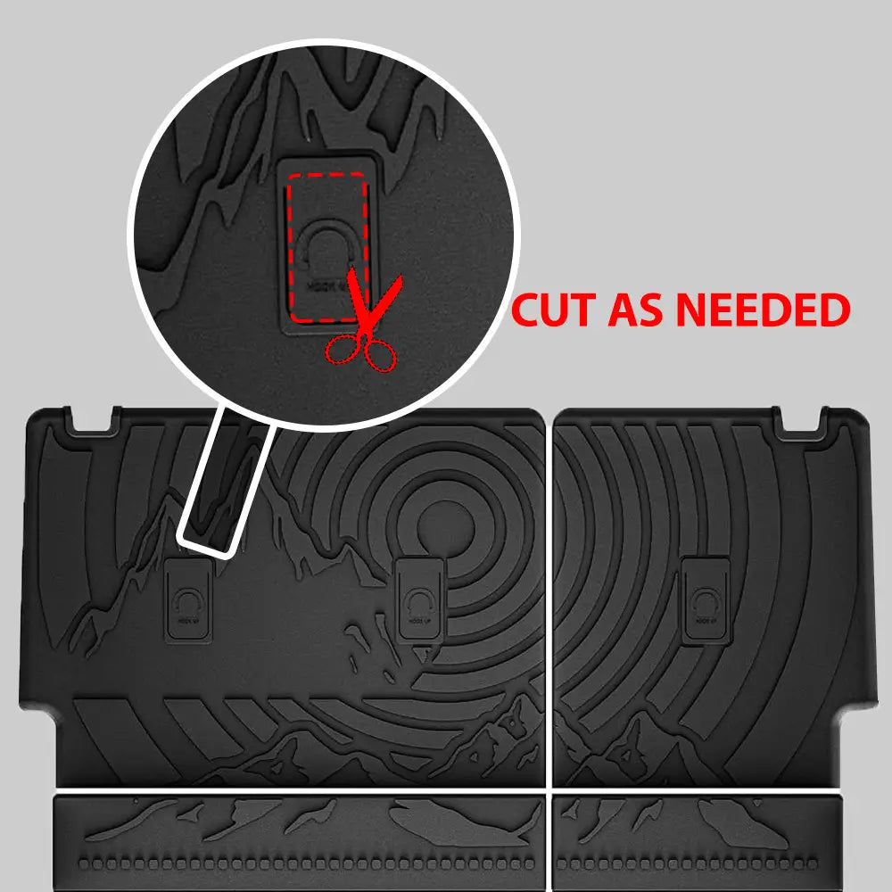 3W Ford Bronco 4-Door 2021-2025 Floor Mats / Trunk Mat Thorex™ All-Weather Protection - 3Wliners