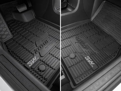3W Ford Mustang Mach-E 2021-2026 Custom Floor Mats / Trunk Mat Thorex™ All-Weather Protection