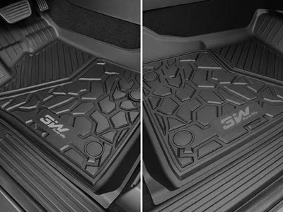 3W Ford Ranger SuperCrew 2024-2026 Custom Floor Mats/ Bed Mat Thorex™ All-Weather Protection