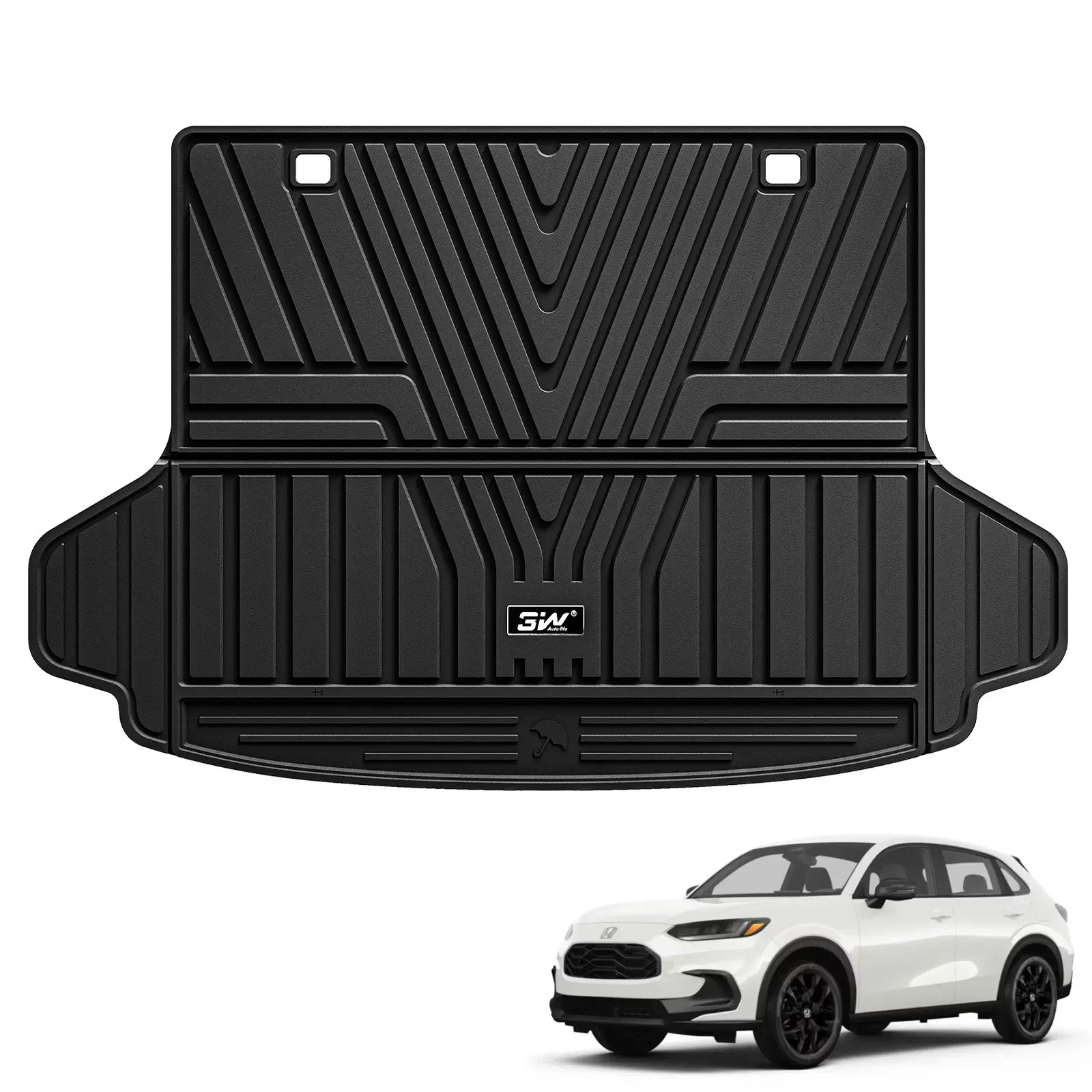 3W Honda HR-V 2023-2025 (Include Hybrid) Floor Mats / Trunk Mat Custom Mat TPE Material & All-Weather Protection Vehicles & Parts 3Wliners 2023-2025 HR-V 2023-2025 Trunk Mat