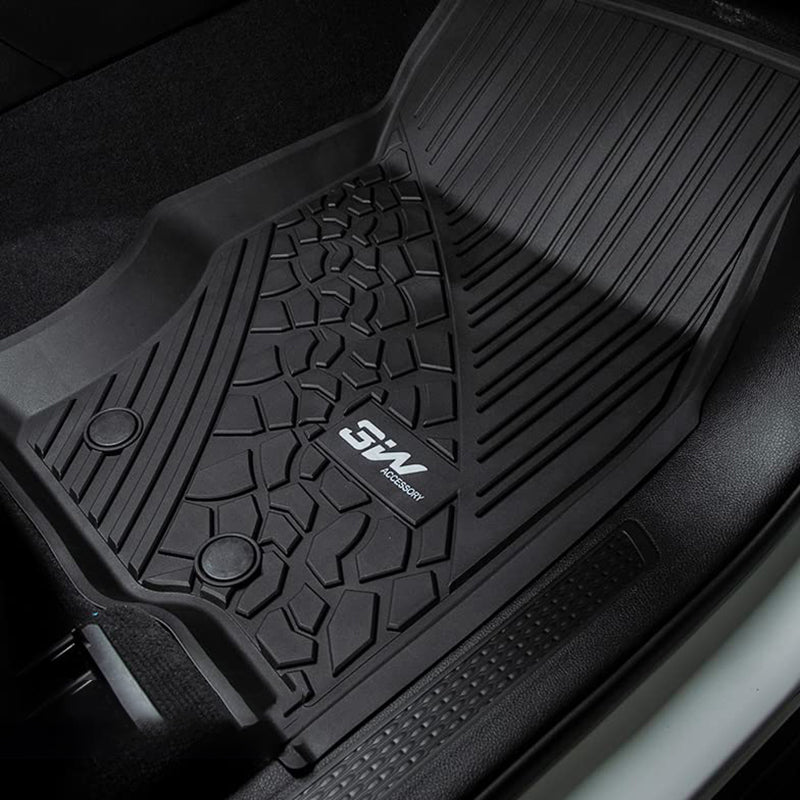 3W Floor Mats Dodge Durango 2016-2024 (2nd Row Bench Seating Only) TPE Material & All-Weather Protection Vehicles & Parts 3Wliners   