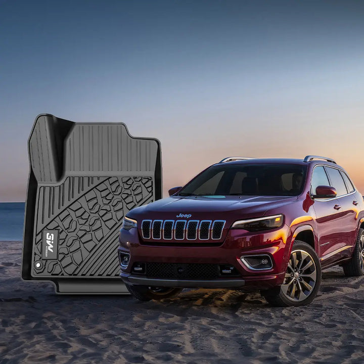 Jeep Cherokee 2015-2023 Custom Floor Mats / Trunk Mat Thorex™ All-Weather Protection - 3Wliners