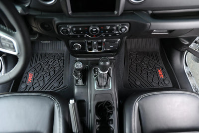 3W Jeep Gladiator 2020-2026 JT Custom Floor Mats/ Bed Mat Thorex™ All-Weather Protection