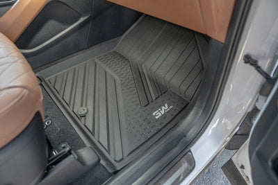 3W Kia Telluride 2020-2025 (Gas Models) Fits 7 & 8 Seat Custom Floor Mats& Cargo Liner Thorex™ All-Weather Protection