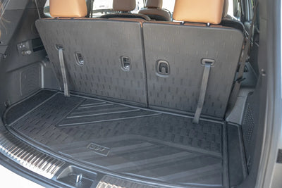 3W Kia Telluride 2020-2025 (Gas Models) Fits 7 & 8 Seat Custom Floor Mats& Cargo Liner Thorex™ All-Weather Protection