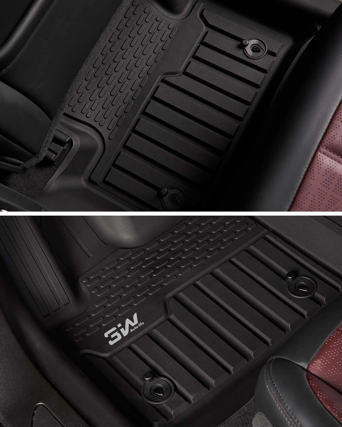 TPE Floor Mats for Jaguar F-pace & Land Rover Range Rover Velar 2017-2026 Custom Fit, Heavy Duty Mats, Anti-Slip, Non-Slip, Easy To Clean, Durable, Waterproof Protection