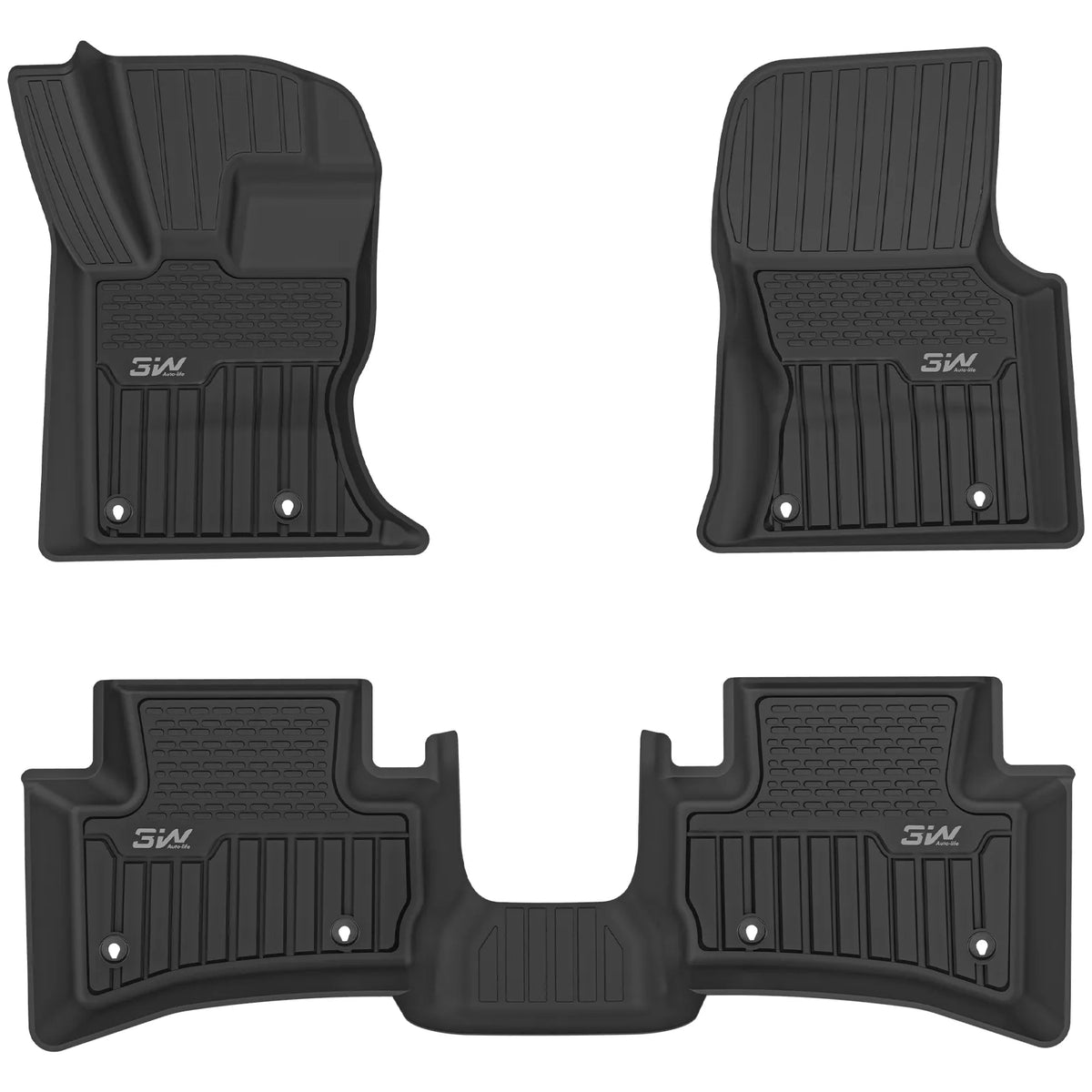 TPE Floor Mats for Jaguar F-pace & Land Rover Range Rover Velar 2017-2026 Custom Fit, Heavy Duty Mats, Anti-Slip, Non-Slip, Easy To Clean, Durable, Waterproof Protection