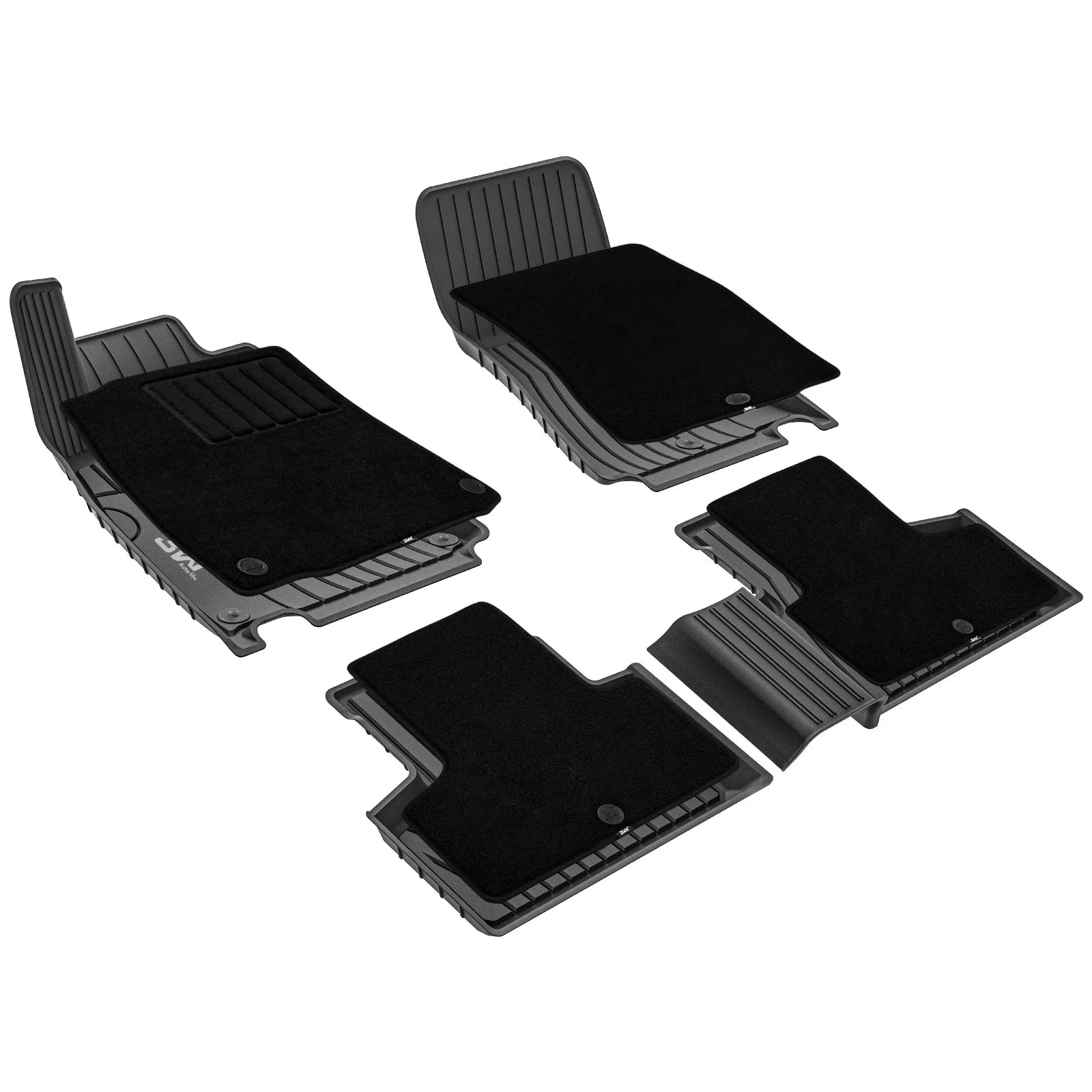 3W Mercedes-Benz GLB 2020-2025 Custom Floor Mats TPE Material with Double Layer Carpet & All-Weather Protection Vehicles & Parts Car Accessories 3Wliners