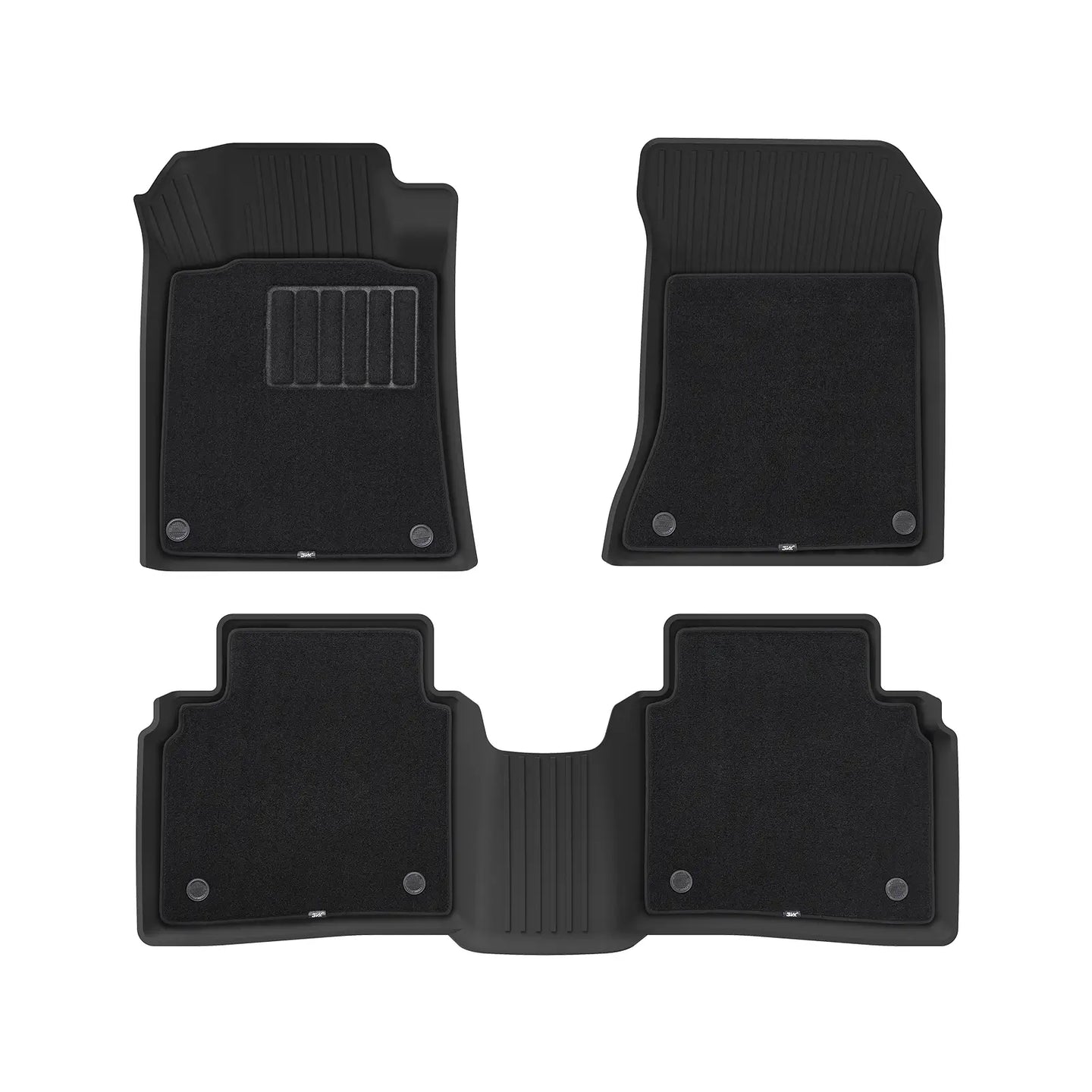 3W Nissan Altima 2019-2025 Custom Floor Mats Thorex™ All-Weather Protection - 3Wliners
