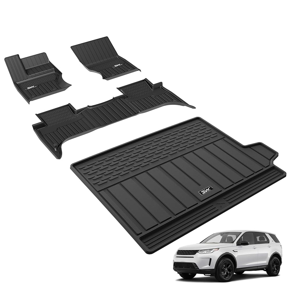 3W Range Rover Sport 2014-2022 Custom Floor Mats TPE Material & All-Weather Protection