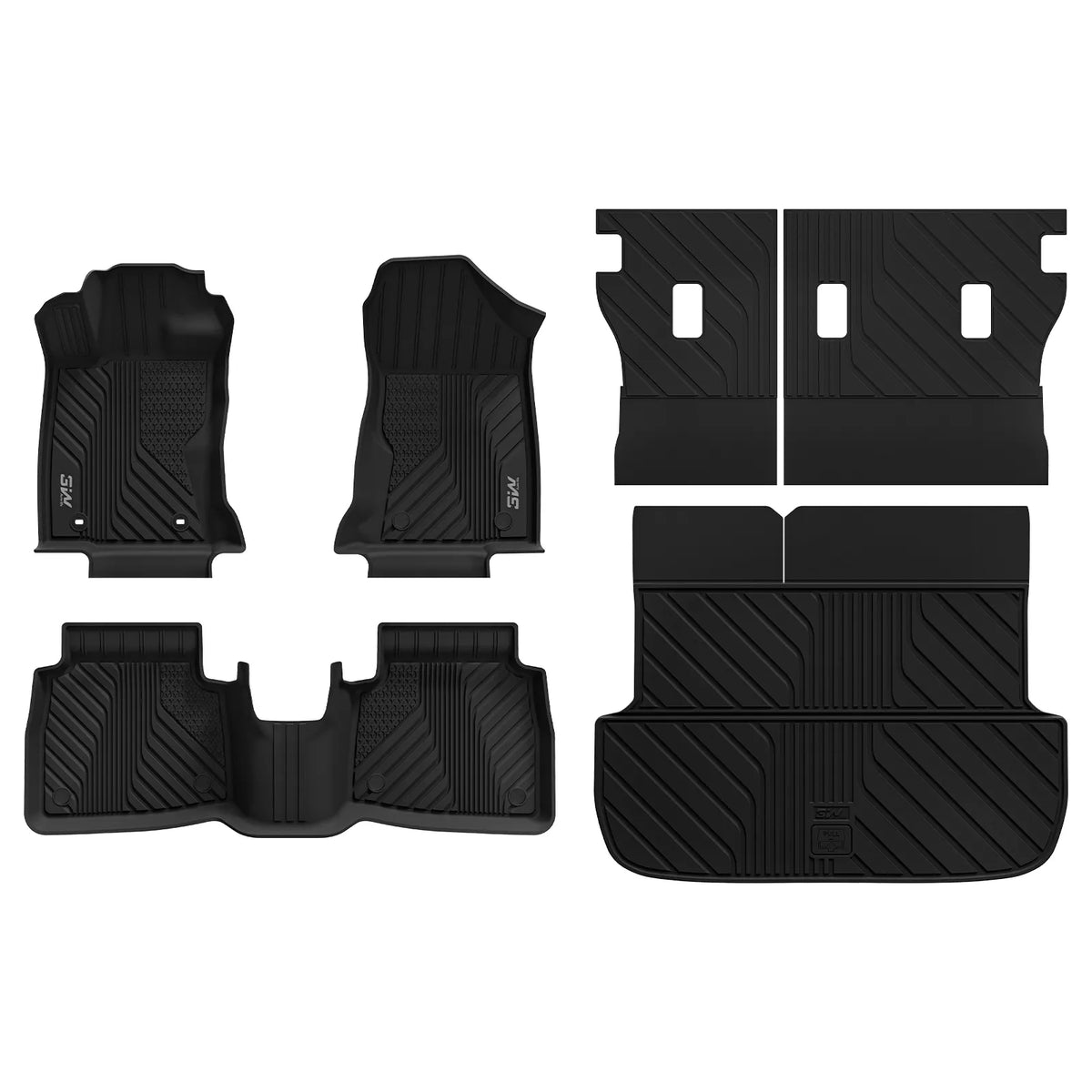 Floor Mats Full Set for 2027 2026 Subaru Outback, Floor Mats Cargo Liner Backrest Mats, All Weather TPE Custom Fit Easy Clean Durable Floor Liners, Car Accessories, Black