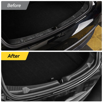 3W Tesla Model 3 Highland 2024-2026 Door Sill Protector 5PCS Trunk Sill Guards Full Protection
