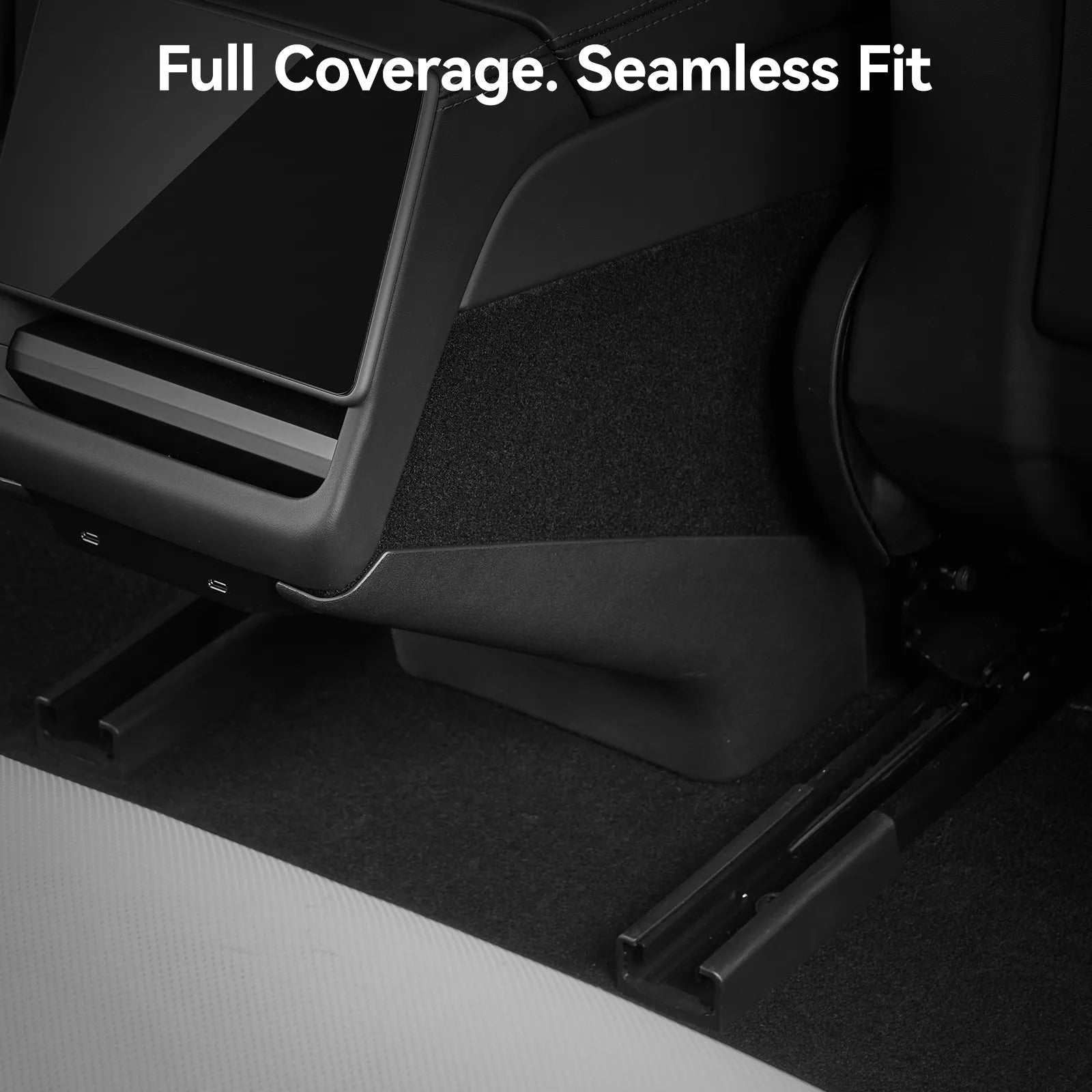 3W Custom Rear Console Anti-kick Cover for Tesla Model Y Juniper (Only Fit for Premium & Performance ) 2025-2026 Tesla Car Accessories - 3Wliners
