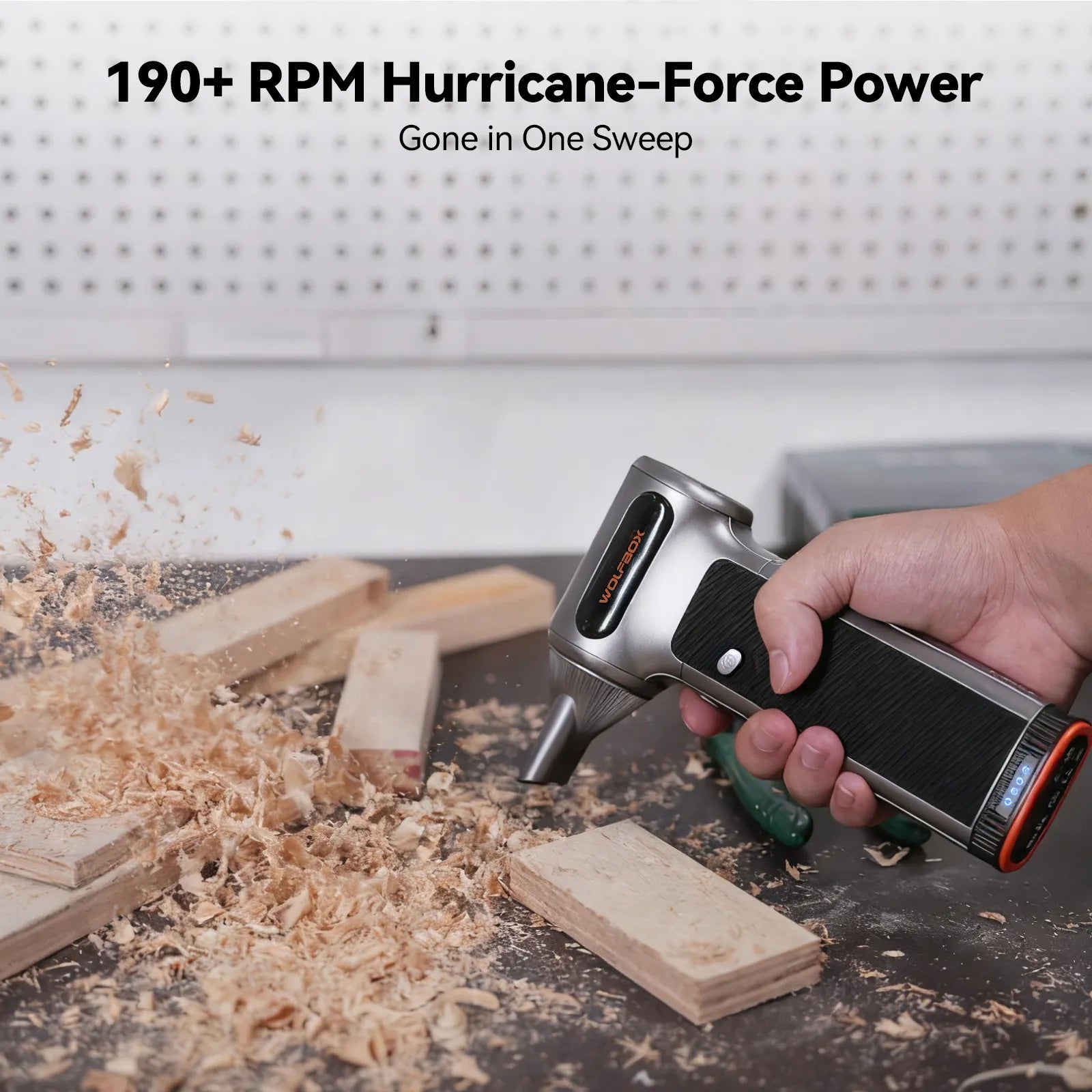 WOLFBOX Compressed Air Duster - Super Power Electric Air Duster WOLFBOX