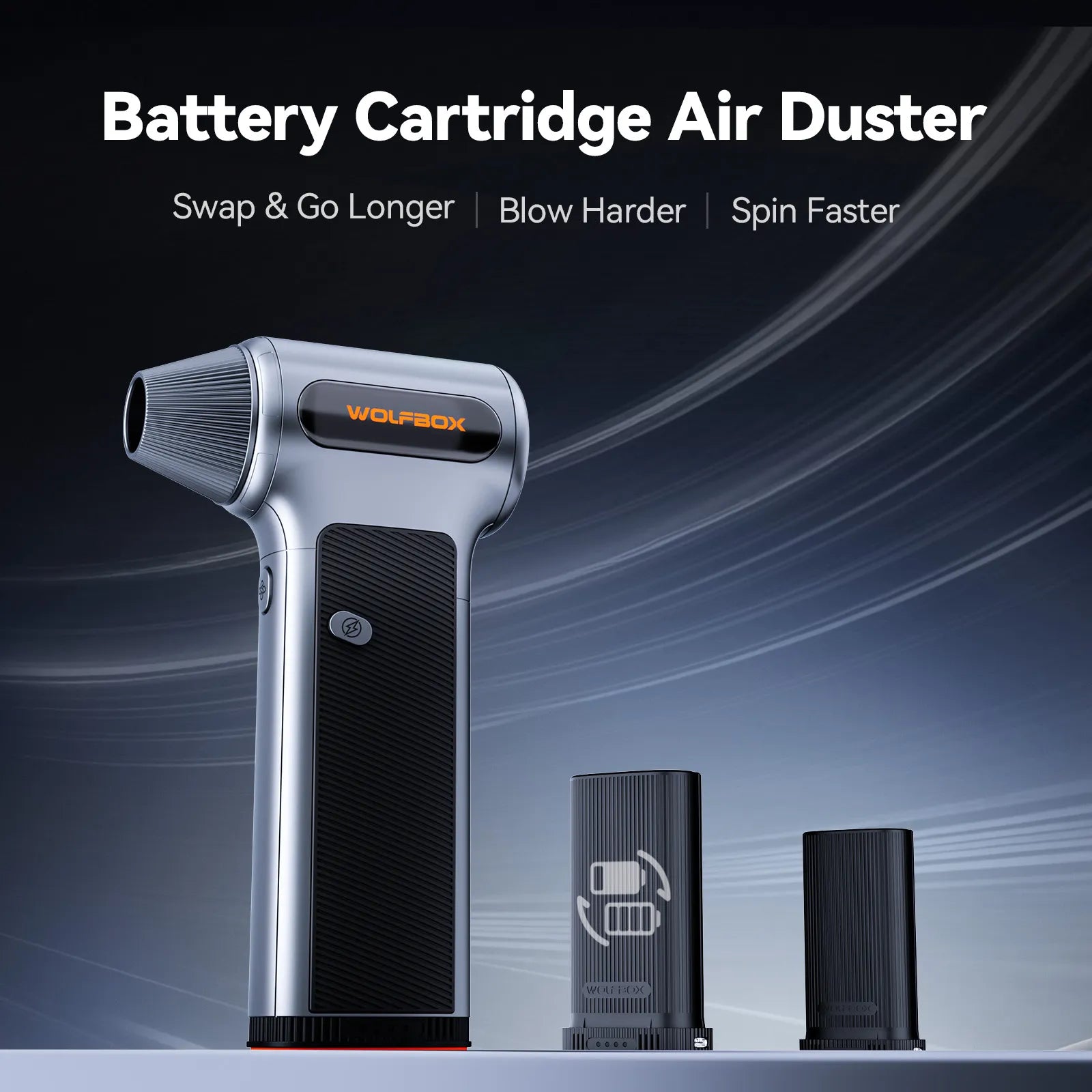 WOLFBOX Compressed Air Duster - Super Power Electric Air Duster WOLFBOX