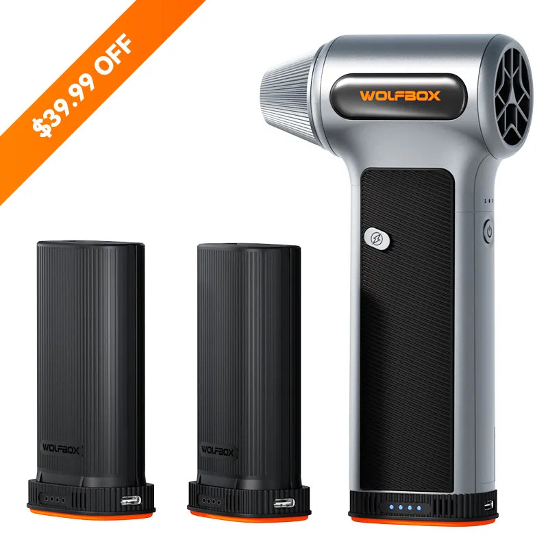 WOLFBOX Compressed Air Duster - Super Power Electric Air Duster WOLFBOX