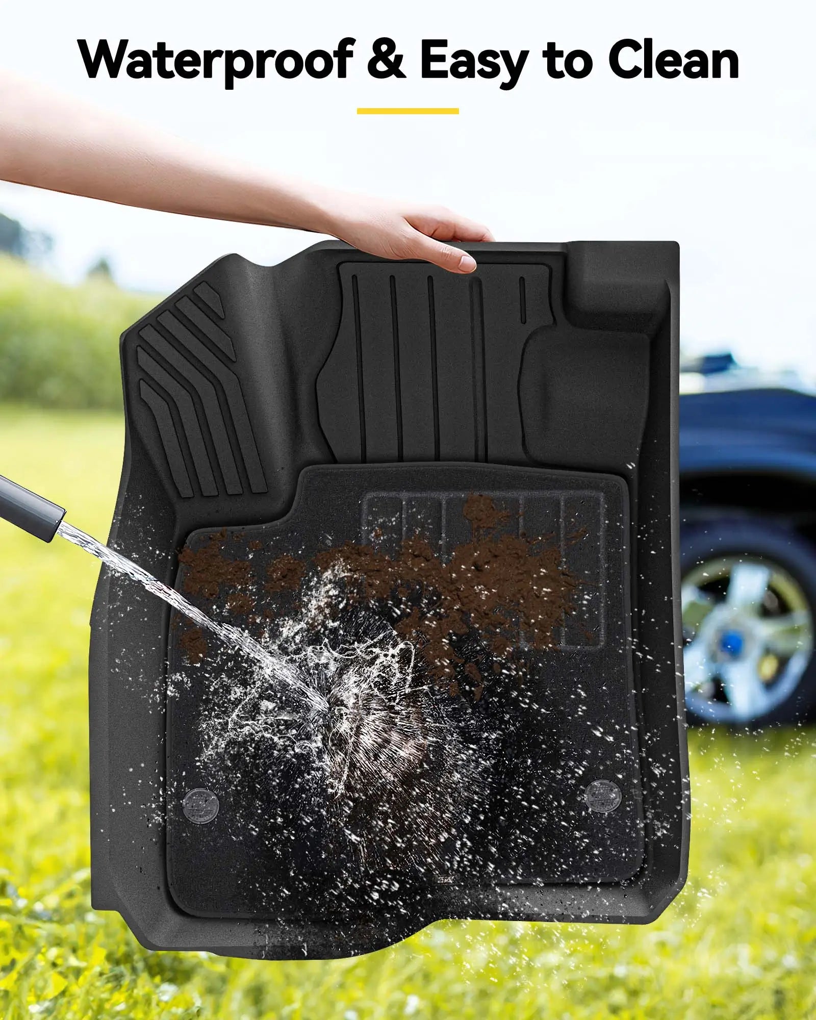 3W Honda CR-V 2023-2025 Custom Floor Mats(Include Hybrid) / Trunk Mat(Upper Positon) CRV Thorex™ All-Weather Protection - 3Wliners