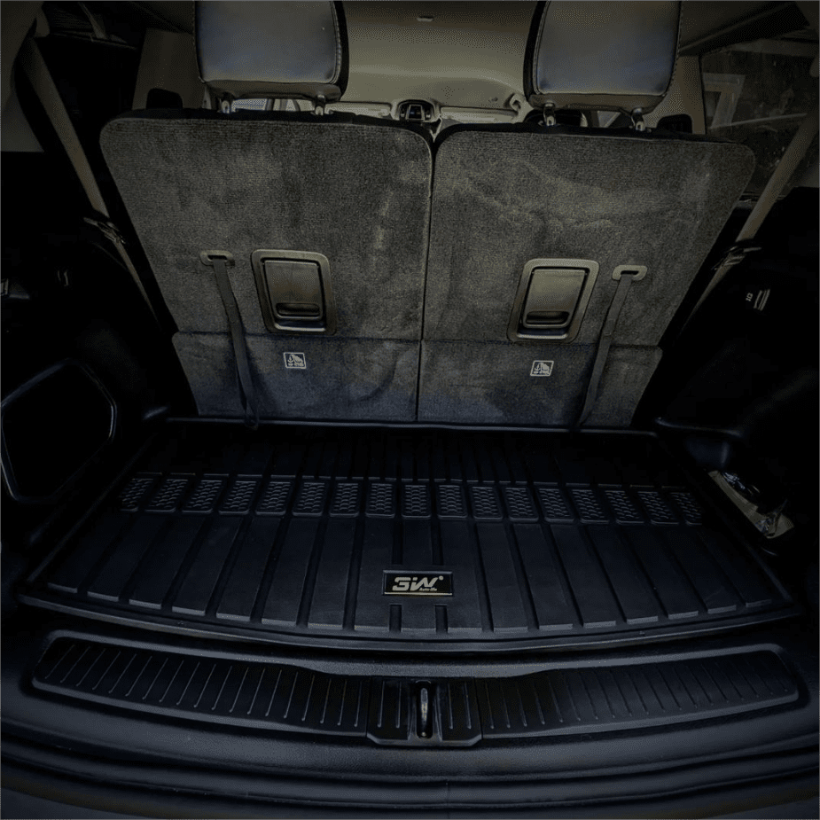 3W Jeep Grand Cherokee L 6 Seat 2021-2024 Custom Floor Mats / Trunk Mat TPE Material & All-Weather Protection Vehicles & Parts 3Wliners   