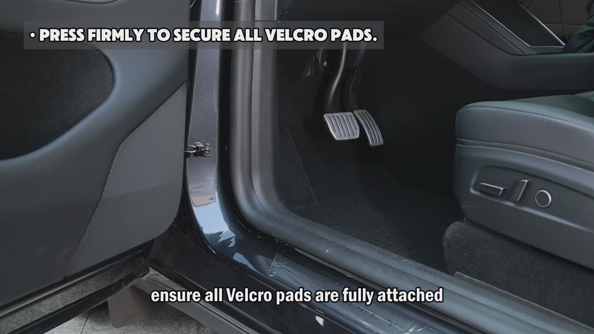 First Make Sure The Door Sill Felt is Nice And Clean So The Protector Fits Perfectly