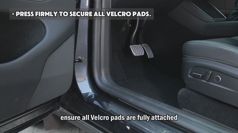 First Make Sure The Door Sill Felt is Nice And Clean So The Protector Fits Perfectly