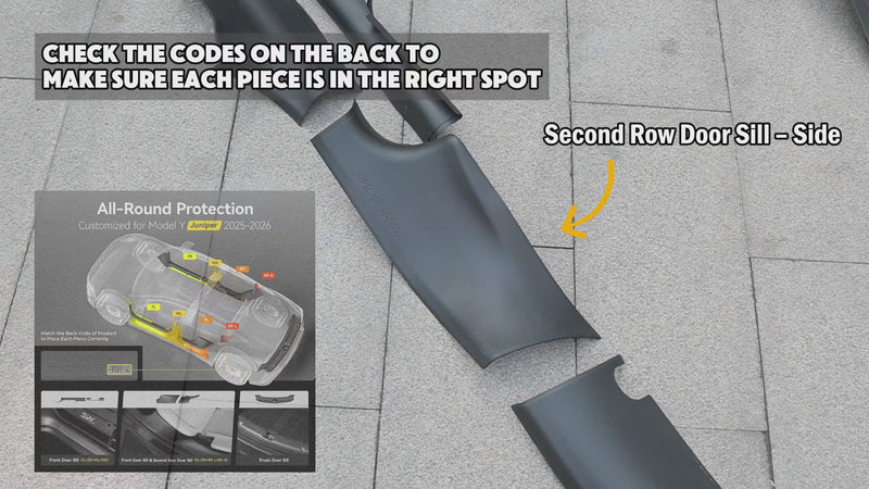 First Make Sure The Door Sill Felt is Nice And Clean So The Protector Fits Perfectly