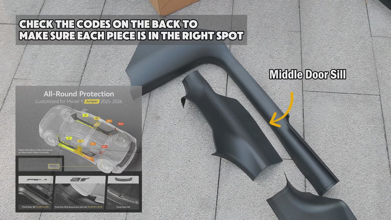 First Make Sure The Door Sill Felt is Nice And Clean So The Protector Fits Perfectly