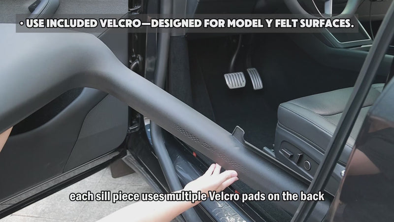 First Make Sure The Door Sill Felt is Nice And Clean So The Protector Fits Perfectly