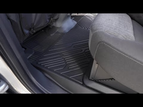 3W Custom Floor Mats Ford F250 F350 F450 F550 2017-2024 Super Duty CrewCab with Under Seat Storage F150 2015-2024 Vehicles & Parts 3W