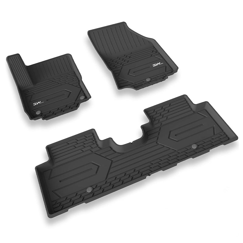 3W Chevy / Chevrolet Equinox / GMC Terrain 2018-2024 Custom Floor Mats TPE Material & All-Weather Protection Vehicles & Parts 3Wliners 2018-2024 Equinox 2018-2024 1st&2nd Row Mats
