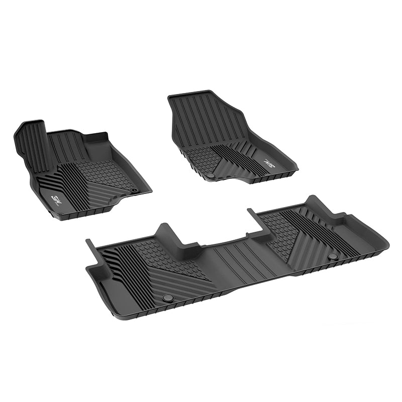 3W Acura RDX 2019-2023 Custom Floor Mats TPE Material & All-Weather Protection Vehicles & Parts 3Wliners 2019-2023 RDX 2019-2023 1st&2nd Row Mats