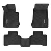 3W Mercedes-Benz GLC 2016-2022 Custom Floor Mats / Trunk Mat TPE Material & All-Weather Protection Vehicles & Parts 3Wliners 2016-2022 GLC  2016-2022 1st&2nd Row Mats