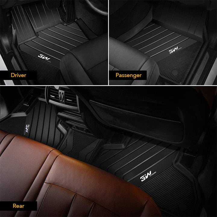 3W BMW X6 2020-2025 M/M50i/sDrive40i/xDrive40i G06  Custom Floor Mats TPE Material & All-Weather Protection Vehicles & Parts 3Wliners   