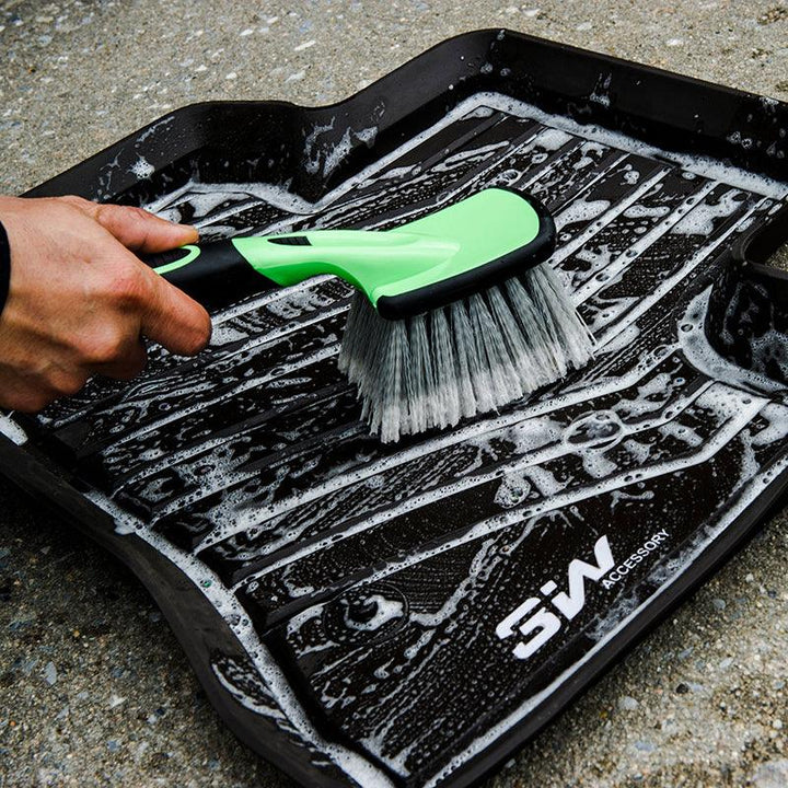 3W Car Wash Brush & Tire Rim Brush Set Kit Car Care Tire Rim Cleaner Bristles Vehicles & Parts 3Wliners   