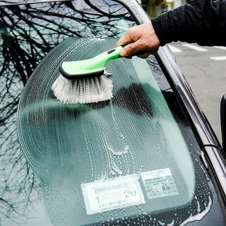3W Car Wash Brush & Tire Rim Brush Set Kit Car Care Tire Rim Cleaner Bristles Vehicles & Parts 3Wliners   