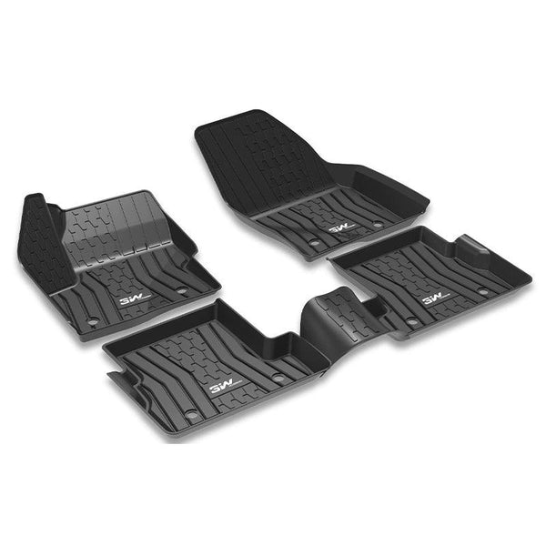 Set Tappetini Auto E Bagagliaio Per Lincoln Nautilus 2019-2023 E MKX 2016-2018 – TPE Antiscivolo, Protezione Invernale