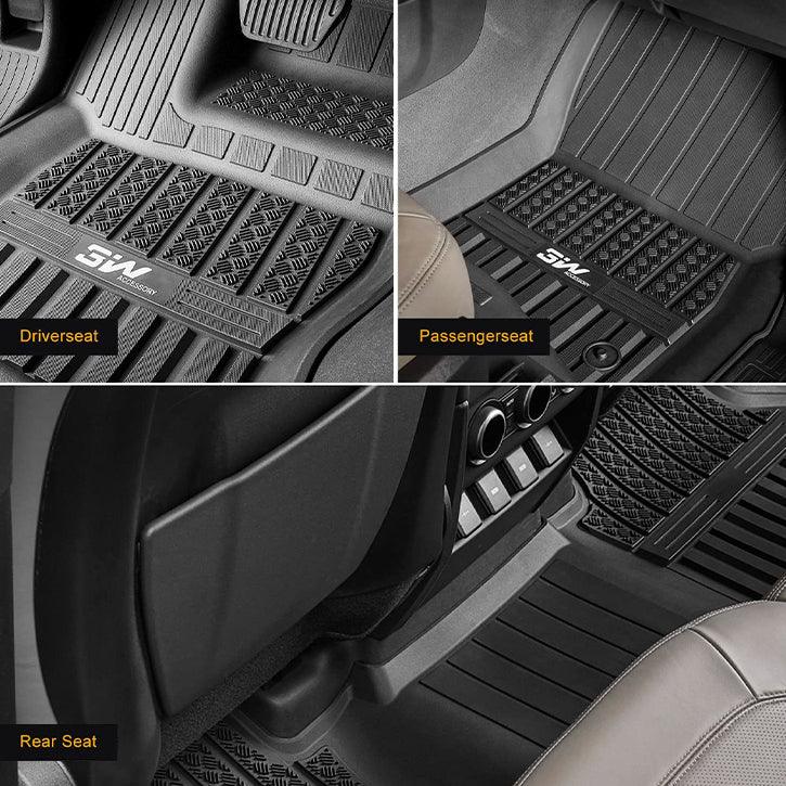 3W Land Rover Defender 110 2020-2024 Custom Floor Mats / Trunk Mat TPE Material & All-Weather Protection (Full 4 Doors 5 Seat only) Vehicles & Parts 3Wliners   