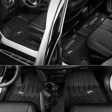Alfombrillas Coche FROGUM No.77 Para Toyota RAV4 V (Desde 2019) - Material TPE Alta Durabilidad, Bordes Altos, Antideslizantes