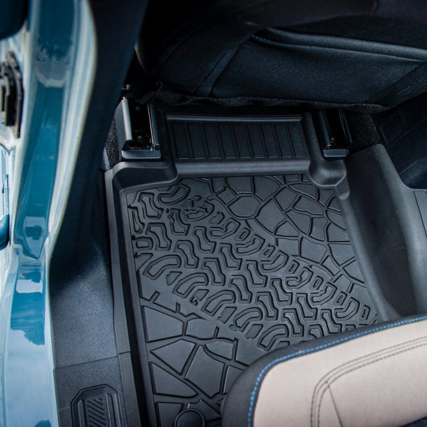 3W Ford Bronco 4-Door 2021-2023 Floor Mats / Trunk Mat TPE Material & All-Weather Protection Vehicles & Parts 3Wliners   