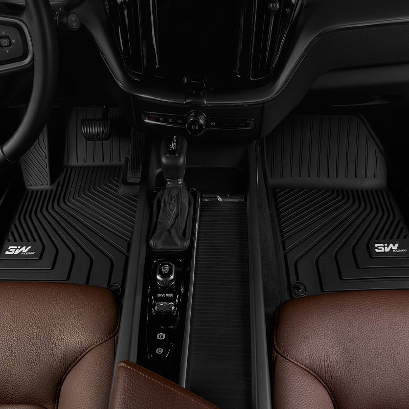 3W Volvo XC60 2018-2023 (Not for Hybrid) T5 T6 Momentum Custom Floor Mats TPE Material & All-Weather Protection Vehicles & Parts 3Wliners   