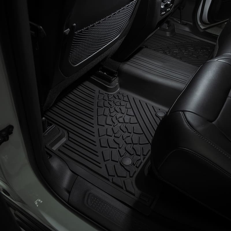 3W Jeep Grand Cherokee L 7 Seat 2021-2024 Custom Floor Mats TPE Materi