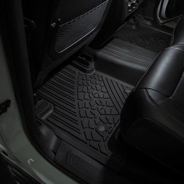 3W Jeep Grand Cherokee 2022-2024 (Non L or WK) Custom Floor Mats / Trunk Mat TPE Material & All-Weather Protection 2022-2024 / Grand Cherokee 2022