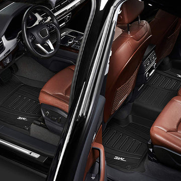 3W Audi Q5/SQ5 2018-2023 Custom Floor Mats TPE Material & All-Weather
